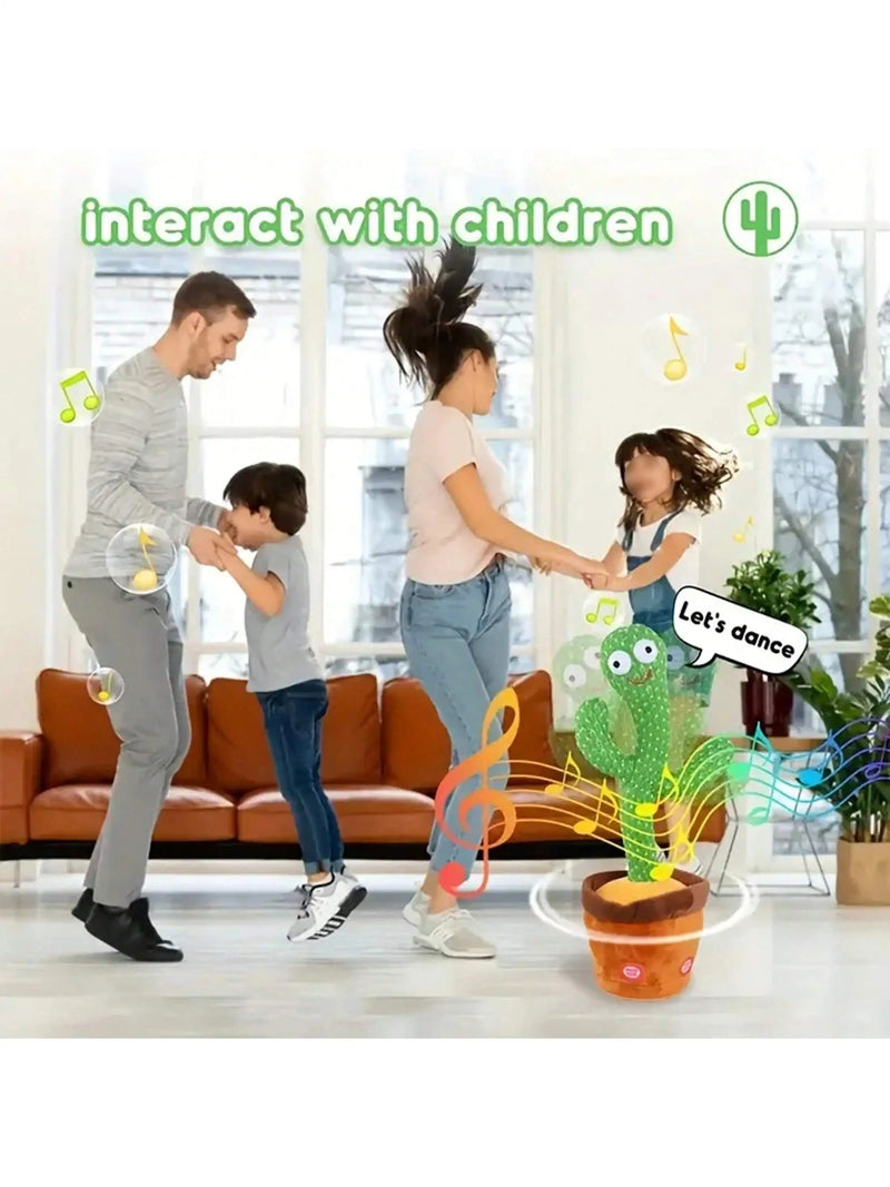 Dança Talking Cactus Brinquedos para Bebés Meninos e Meninas, Cantando Imitando Gravação, Repetindo o que você diz