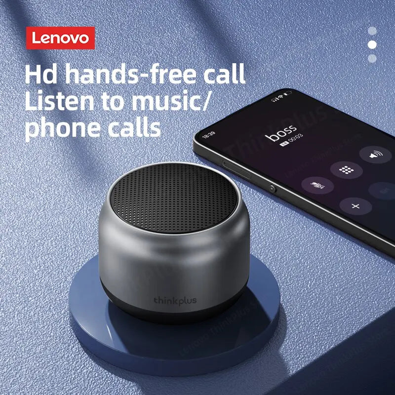 Original lenovo k30 portátil de alta fidelidade bluetooth alto-falante sem fio à prova dwaterproof água usb ao ar livre música surround caixa baixo microfone