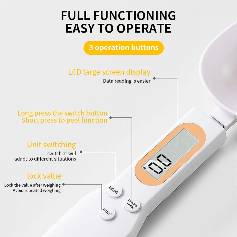 Mini Balança de Cozinha Digital, Balança Eletrônica De Alimentos LCD