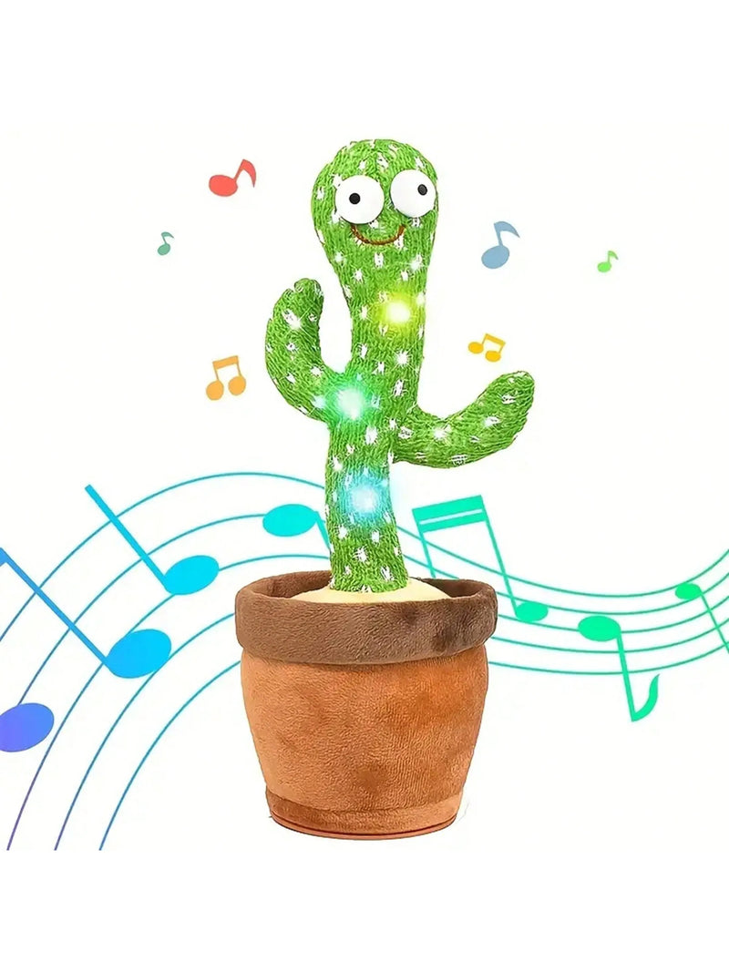 Dança Talking Cactus Brinquedos para Bebés Meninos e Meninas, Cantando Imitando Gravação, Repetindo o que você diz