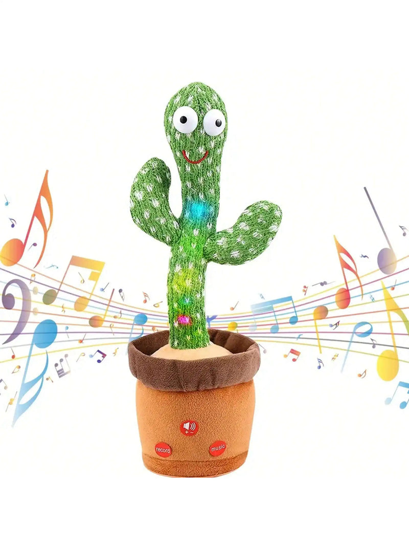 Dança Talking Cactus Brinquedos para Bebés Meninos e Meninas, Cantando Imitando Gravação, Repetindo o que você diz