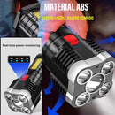 5LED High Power Led Lanternas Recarregável