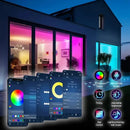 Wifi rgb led luz de tira 5050 bluetooth app controle led flexível diodo decoração para festival festa tv mesa quarto
