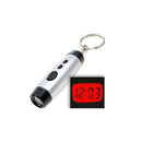 CDSP - Chaveiro Lanterna Relogio de Projeção Digital mini Luz LED